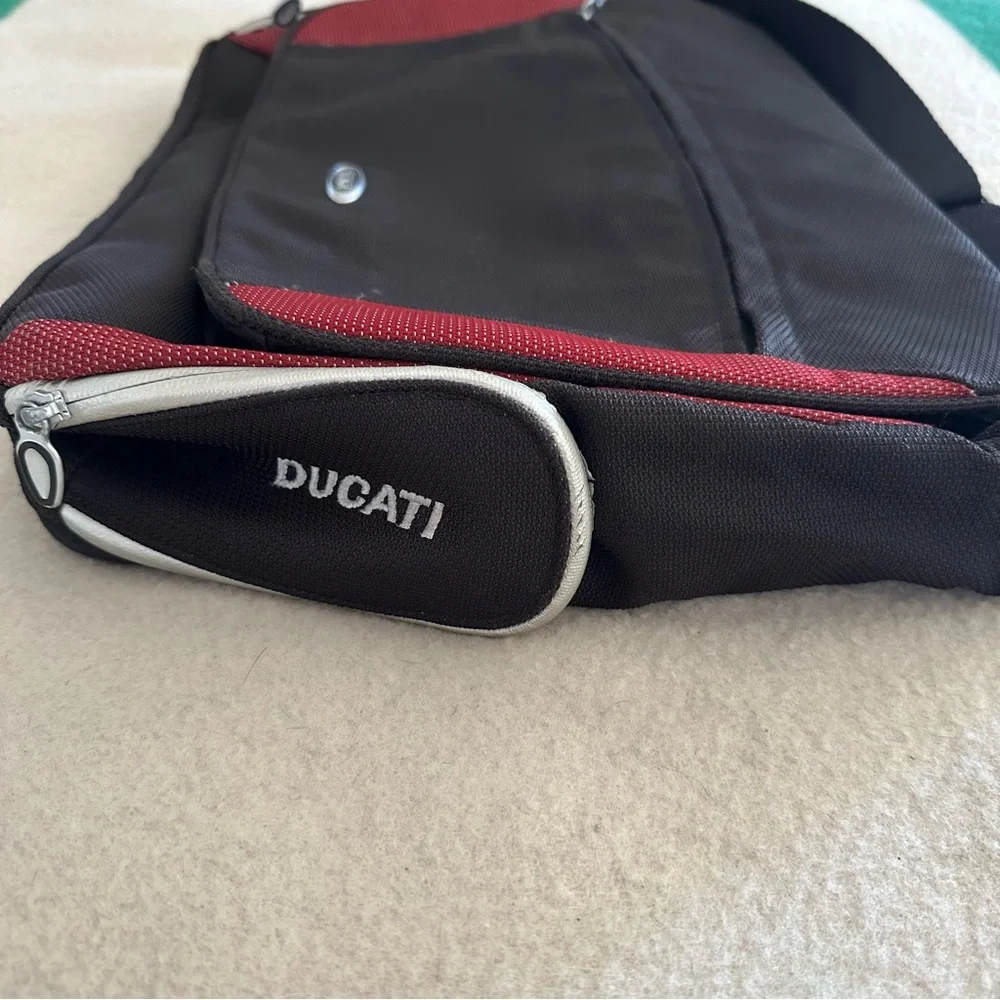 Tumi Ducati Ballistic Nylon Crossbody Messenger Computer Travel Bag